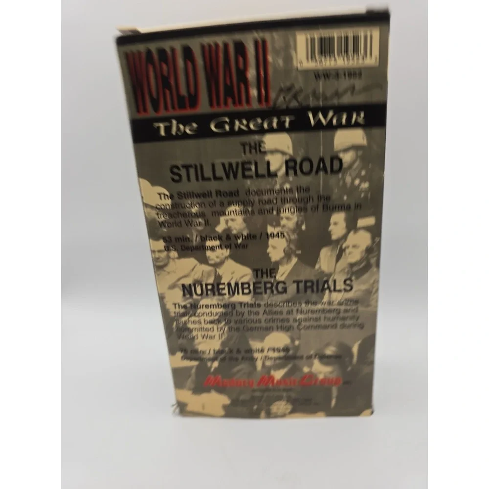 World War 2 The Great War 2 Video Vhs Set